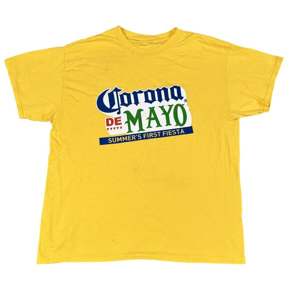 Corona Other - Corona De Mayo Cinco De Mayo Yellow T-Shirt Sz Medium